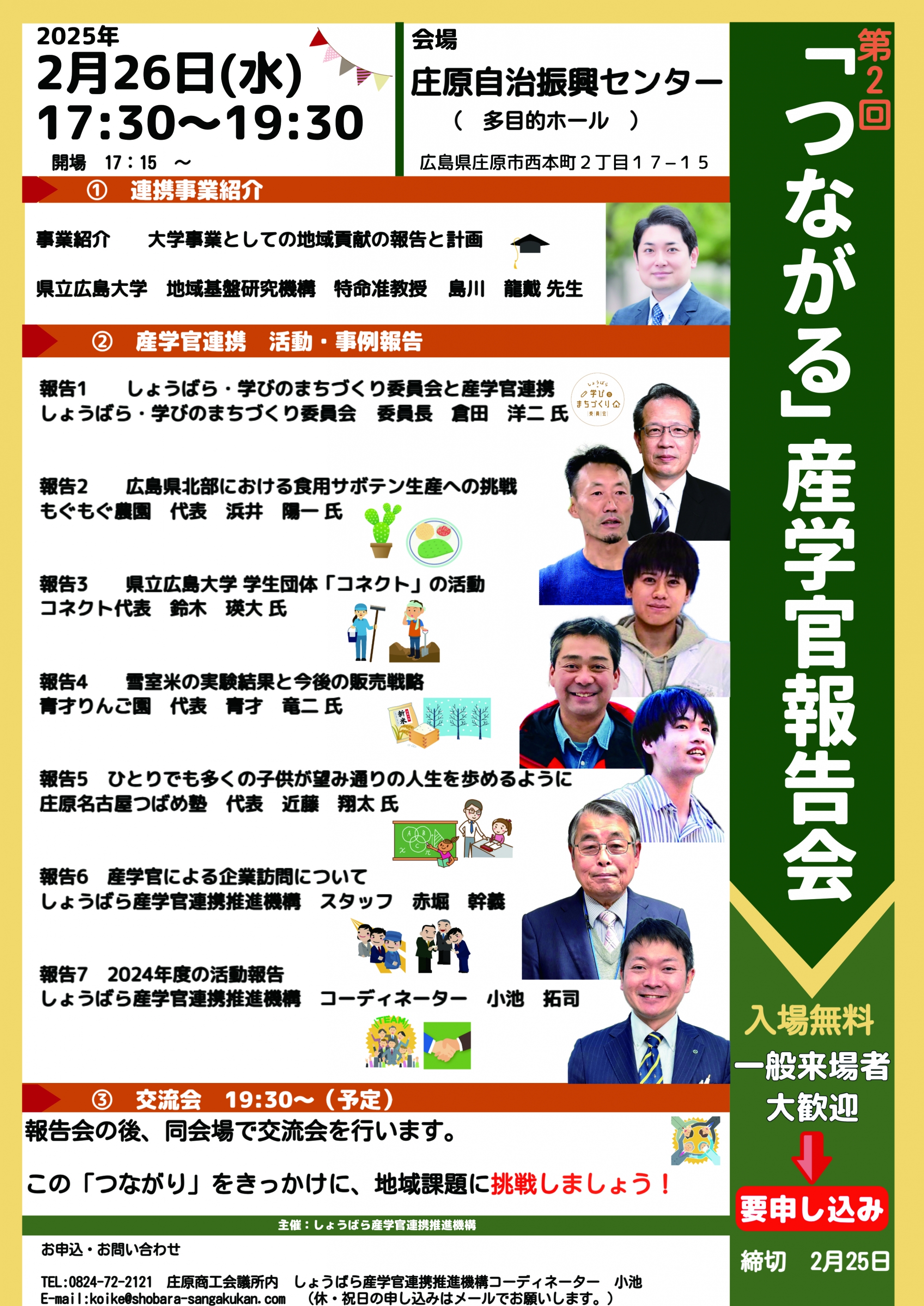 第2回 「つながる産学官報告会」